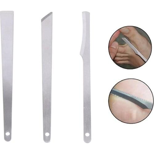 9cm Stainless Steel Five Kinds Pedicure Tool Nail Peeling Gray Nail Pedicure Tool 1 Pcs