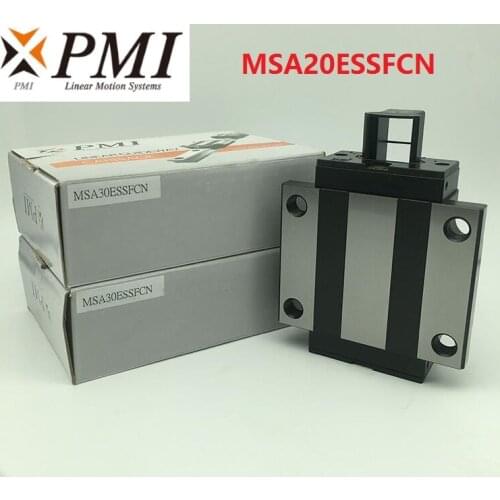 10pcs/lot Original Taiwan PMI MSA20E-N MSA20ESSFCN linear guideway sliding block Carriage for CO2 laser machine MSA20E