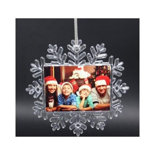 12pcs/lots Blank Sublimation Christmas Decoration Pendant for Sublimation INk Transfer Printing Heat Press DIY Gifts Craft Print