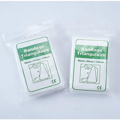 5 bag/lot Non-woven Triangular Bandage Medical Burn dressing Bandage Triangular First aid kit wrap bandage Fracture Fixation