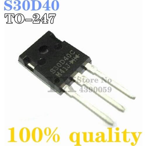 5PCS S30D40 Schottky S30D40C common cathode 30A 40V