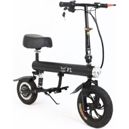 Storage Battery Adult Lithium Battery Electric Mini Folding Bicycle Moped E Bike