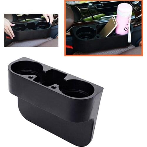 Car Cup Drink Bottle Holder Auto Seat Gap Water Cup Drink Can Mount Stand for Phone Parking Card Coin Keys Storage Box Organizer