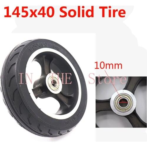 145x40 Fast Wheel Fo Widened Rear Wheel 6 Inch Electric Scooter 145x4.0 Solid Tire 6x2 Aluminum Wheel Tire