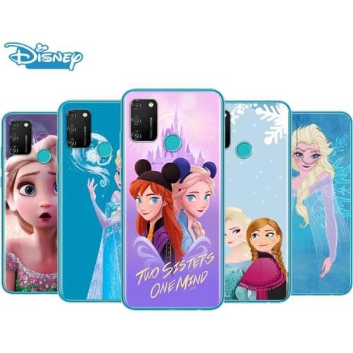 Transparent Cover Frozen Elsa Anna For Honor V30 View 20 V20 30i 30S 30 20S 20E 20i 20 Lite Pro Plus Phone Case