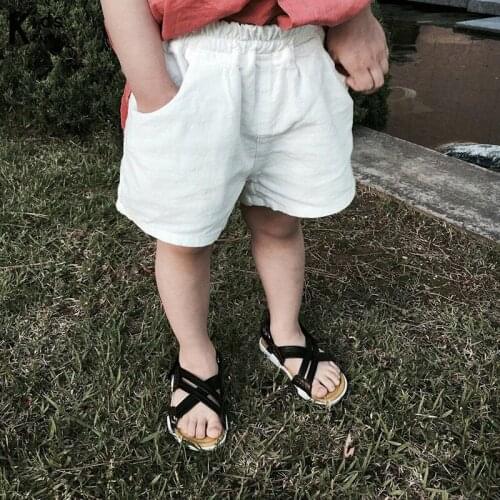 RK-147 Cotton Baby Kids Shorts 2020 Children Summer Shorts For Boys Slim Toddler Shorts Casual Clothes 18M-6 Years