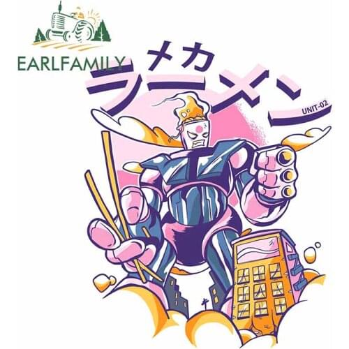 EARLFAMILY 13cm x 12.1cm For Asia Cat Cartoon Car Stickers Windshield Decal Car Accessories Vinyl Material Decoration