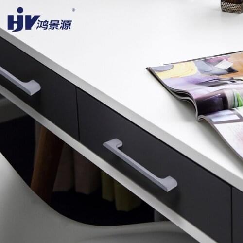 HJY Aluminum Alloy Pulls Modern Furniture Handles Simple Handles for Cabinets and Drawers D067