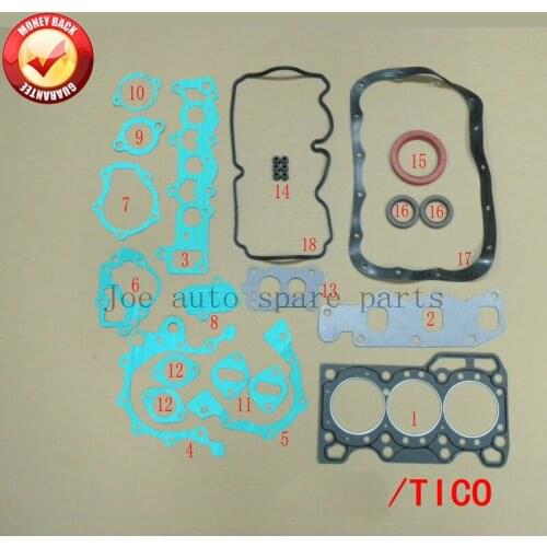Engine Full gasket set kit for Daewoo Tico 11140-78810-000 1114078810000 PFC-G001 P11140-78810-000