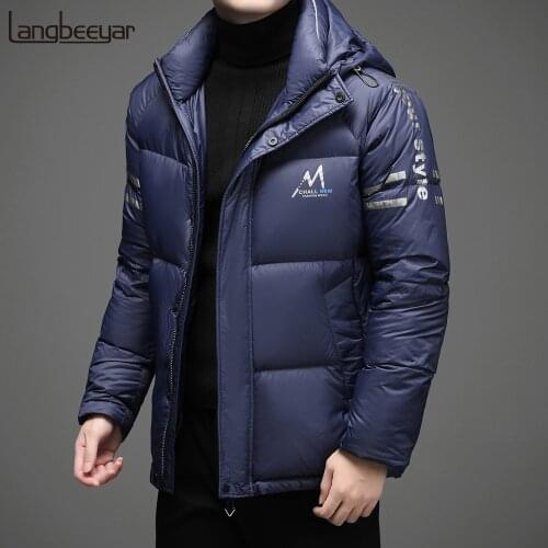 LANGBEEYAR Men's Warm Down Jackets