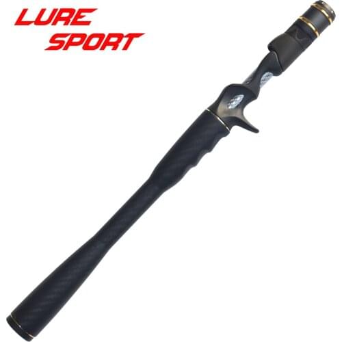 LureSport 23cm 3K carbon groove Grip SEAGUIDE Reel Seat SCXCSS DLN Nut Carbon Tube Alu Cap Rod Building Component