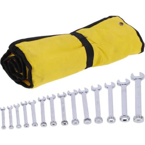 Repair Tool Set wrench tool set Wrench Set Open End Double Purpose Combination Wrench Spanner 45 Steel Manual Fasteners