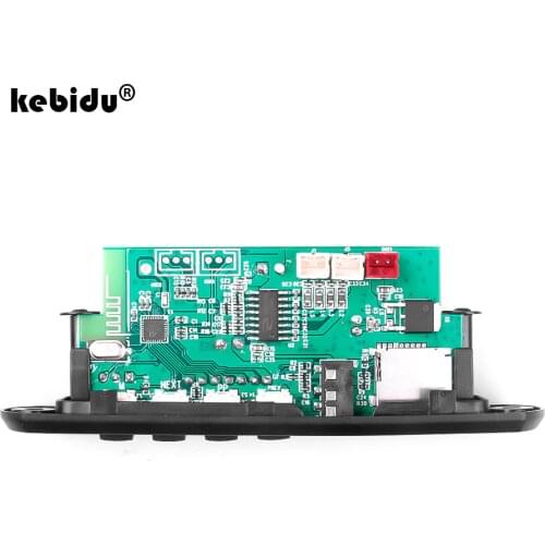 50W Amplifier MP3 Decoder Board DC 5V 18V Bluetooth V5.0 Car MP3 Player USB Recording Module FM AUX Radio For Speaker Handsfree