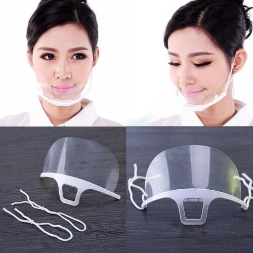 Transparent Masks Permanent Anti Fog Catering Food Hotel Plastic Kitchen Restaurant Masks Kitchen Tools