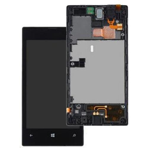 STARDE Replacement LCD For Nokia Lumia 520 LCD Display Touch Screen Digitizer Sense Assembly Frame 4"