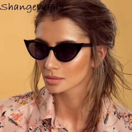 2020 small cateye cute sexy retro ms.man retro colorful Women Cat Eye Sunglasses vintage sun glasses oculos de sol UV400