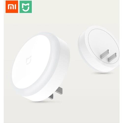 Xiaomi Mi Mijia Smart LED Night Light Light Sensor Touch mode Night Lamp For Home Corridor Bedroom Aisle AC 220V plug in Version