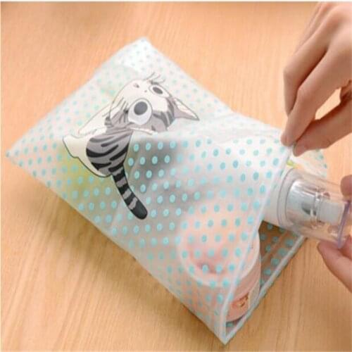 26*19CM PVC Waterproof String Bag Cartoon Outdoor Travel Bag Multifunction Cosmetic Storage Bag Multipurpose Wash Bag
