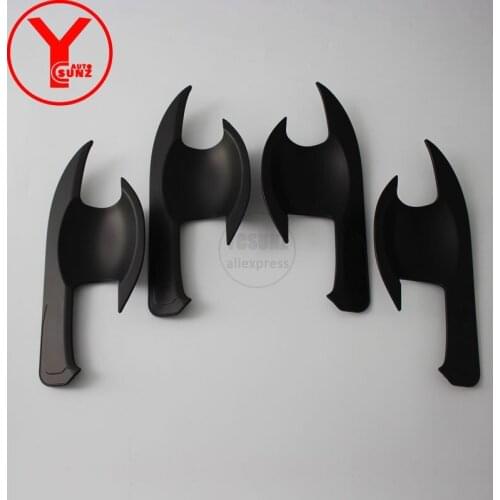 YCSUNZ ABS black car door handle protector insert For nissan terra accessories 2018 parts car styling For nissan terra 2018 2019