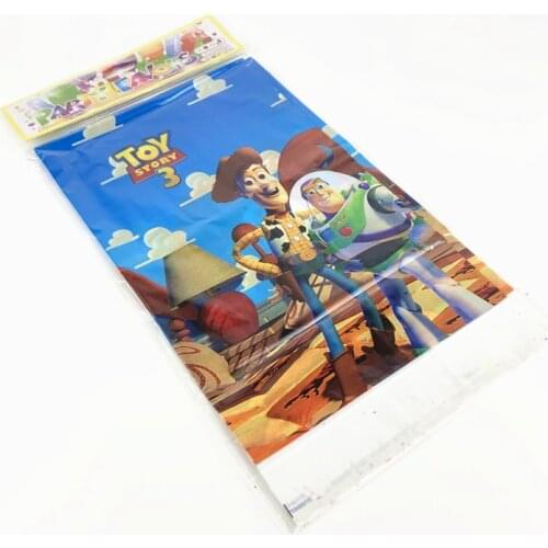 1Pcs Cartoon Toy Story 108*180cm Kids Boys Birthday Party decoration Disposable Baby Shower Tablecloth Party Supplies For Kids