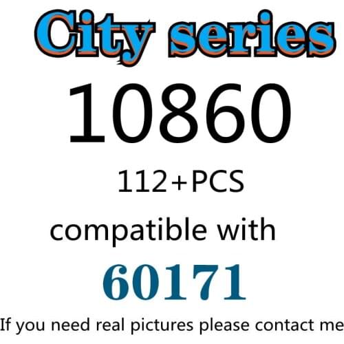 112PCS 10860 Building Block Toy City Series 60171 Assembled Building Block Childrens Toy Gifts