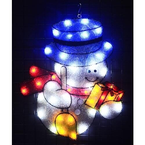 2D snowman xmas lights christmas outdoor decoration holiday home decoration fancy lights navidad tree light