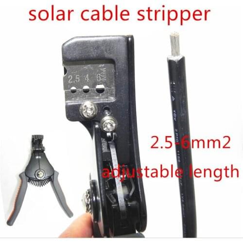 5pcs/lot) solar cable stripper stripping tools for 2.5/4/6mm2 (14-10AWG)solar cables