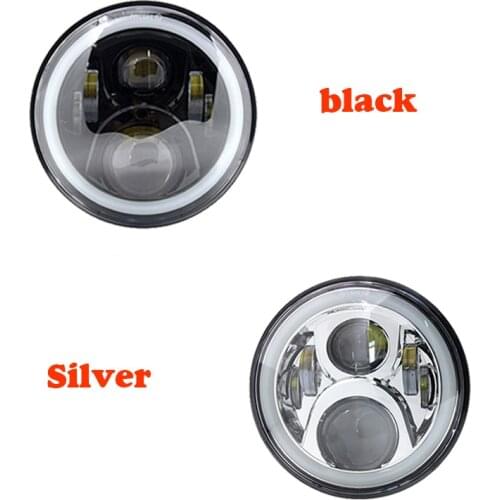 7 inch Motorcycle LED Headlights With Full Halo Angle eyes For Honda CB400 CB500 CB1300 Hornet 250 600 900 VTEC VTR250