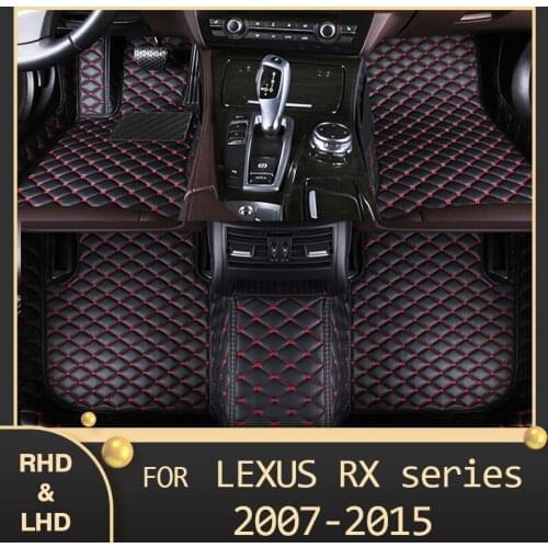MIDOON Car floor mats for LEXUS RX series 2007 2008 2009 2010 2011 2012 2013 2014 2015 Custom auto foot Pads automobile carpet c
