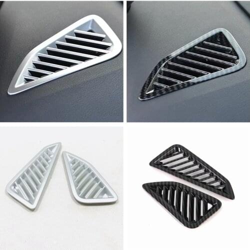 Auto Styling Inside Air Conditioning AC Outlet Vent Cover Trim MATTE CARBON FIBER ABS Fit For Toyota Corolla 2019 2020 2021