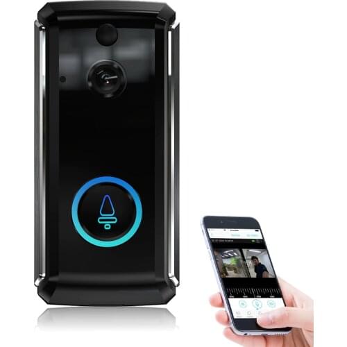 Wireless Video Doorbell Camera WIFI 1080P IR Night Vision PIR Motion Detection Doorbell Home Security Camera Support 128GB Card