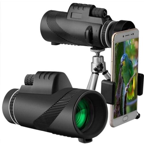 40x60 Binoculars and HD Mobile Phone Holder Binoculars Mobile Phone Telescope Zoom Large Handheld Telescope Hunting