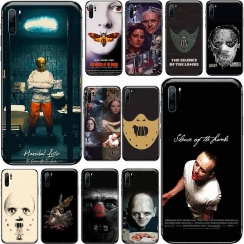 The Silent Lamb Hannibal Phone Case For Huawei honor Mate P 9 10 20 30 40 Pro 10i 7 8 a x Lite nova 5t Soft silicone funda