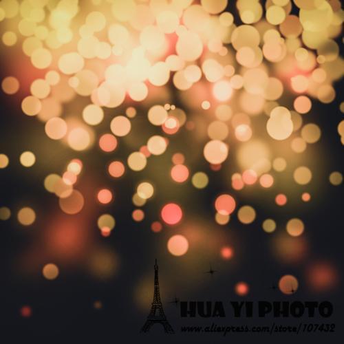 4X6ft(1.25x2m) Light Glitter Bokeh Photography Backdrop Studio newborn&pet Photography Backdrop Studio Background D-7829