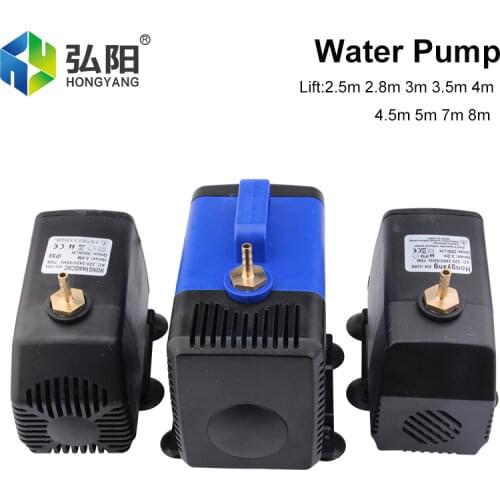 CNC Milling Machine Spindle Circulating Cooling 45W 60W 75W 80W Silent Submersible Pump Fish Pond Filter Water Drill Special