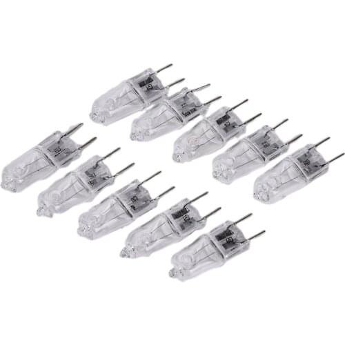 10pcs/lot G8 120V 20W Halogen Light Lighting Lamp Bulb Volt G8 Pin Halogen Bulb Wholesale