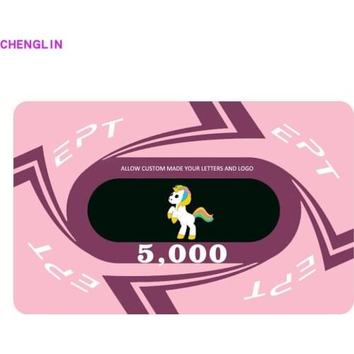 Custom made Ceramic poker plaque