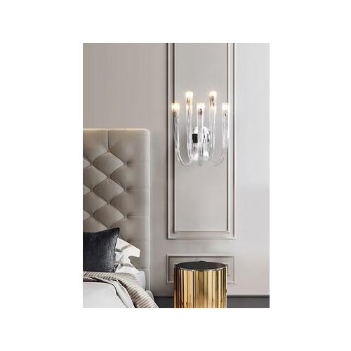 Swan neck art pictogram designer villa living room background wall dining hall aisle porch bedroom bedside wall lamp