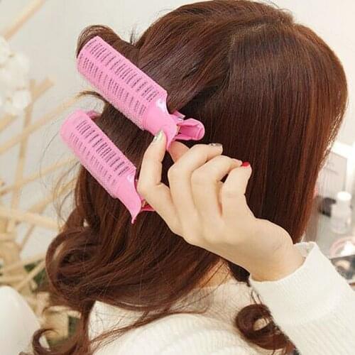 Plastic Bangs Curlers Hairdressing Home Use DIY Magic Large Self-Adhesive Hair Rollers Styling Roller Roll Curler Beauty Tool #E