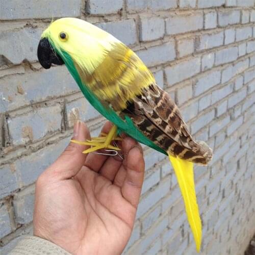 Cute simulation tiger parrot toy polyethylene & furs parrot bird model gift about 22cm 1495