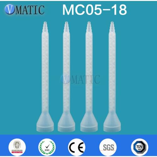 Free Shipping Resin Static Mixer MC05-18 Mixing Nozzles For Duo Pack Epoxies (White Core)