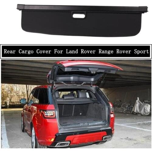 Rear Cargo Cover For Land Rover Range Rover Sport 2014-2021 Partition Curtain Screen Shade Trunk Security Shield Accessories