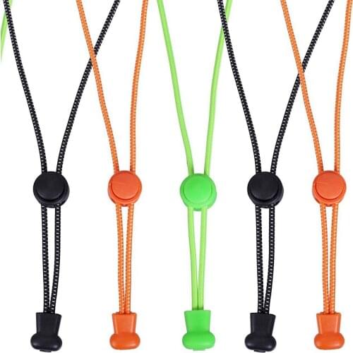 1 Pair Sports Elastic Shoelaces Round Fixed Stretching Lock No Tie Shoelace Kids Adult Unisex Shoe Accessories Lazy Laces T1