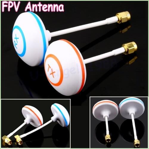 2pcs/lot 5.8GHz Circular Polarized Mushroom transmitter receiver Antenna SMA Set Tx/Rx for FPV Aerial RC drone