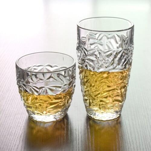 2 Pcs/lot luxury fashion home lead-free whiskey glass high quality party club wine glass cup for whiskey 0901-43