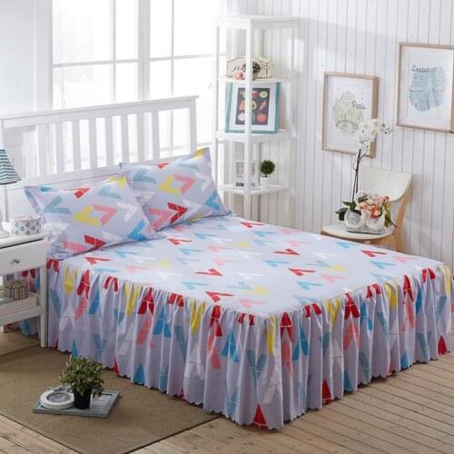 37) 150x200cm Floral Fitted Sheet Cover Graceful Bedspread Lace Fitted Sheet Bedroom Bed Cover Skirt Wedding Housewarming