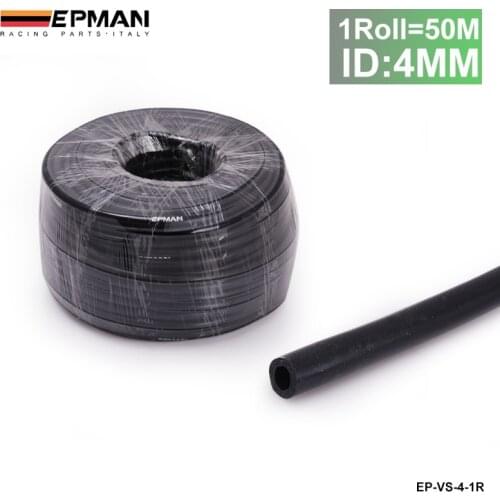 50M ID:4MM High Performance Silicone Vacuum Hose Black For FORD F100/F150/F250 BRONCO 68-79 EP-VS-4-1R