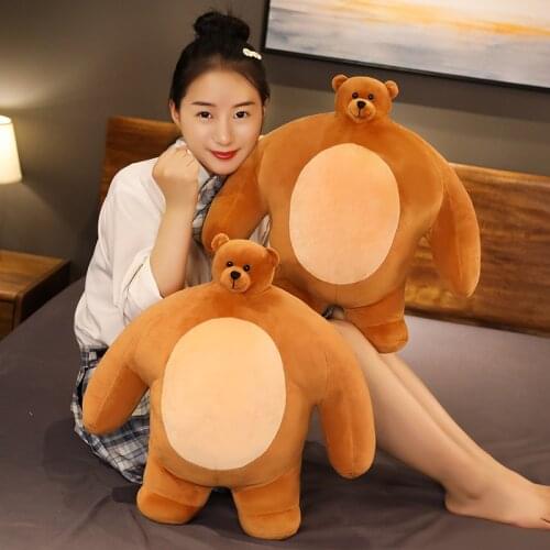 50cm soft plush bear toy plush stuffed bear pillow cute plush bear playmate girlfriend gift childrens toy