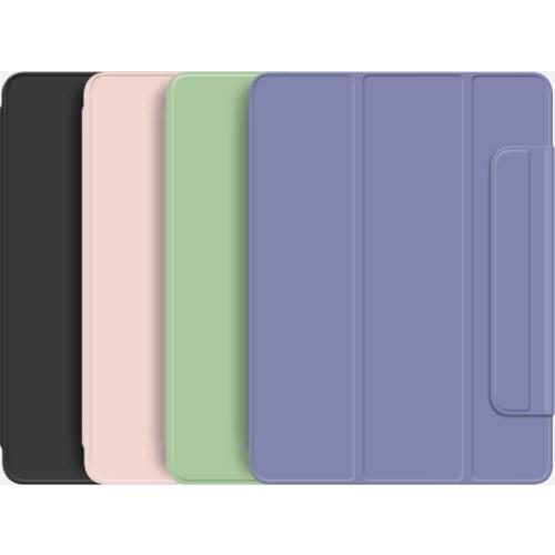 For iPad Cover for 2020/2018 iPad Pro 11'' 12.9'' Inch Secure Magnetic Auto Wake Sleep Case Silky-Smooth Shockproof iPad Cover