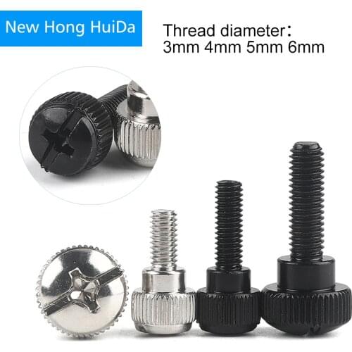 M3 M4 M5 Steel Phillips Cross Recessed Truss Big Head Machine Screw Metric Thread Mushroom Head Bolt Nickel Plated